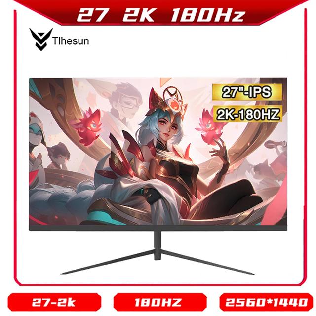 Монитор игровой Tlhesun 27", 2K, Fast-IPS, 180 Гц, 1 мс, sRGB 128%